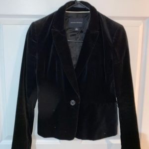 Banana Republic Black Velvet Blazer (4)